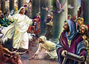 Jesus in the temple
